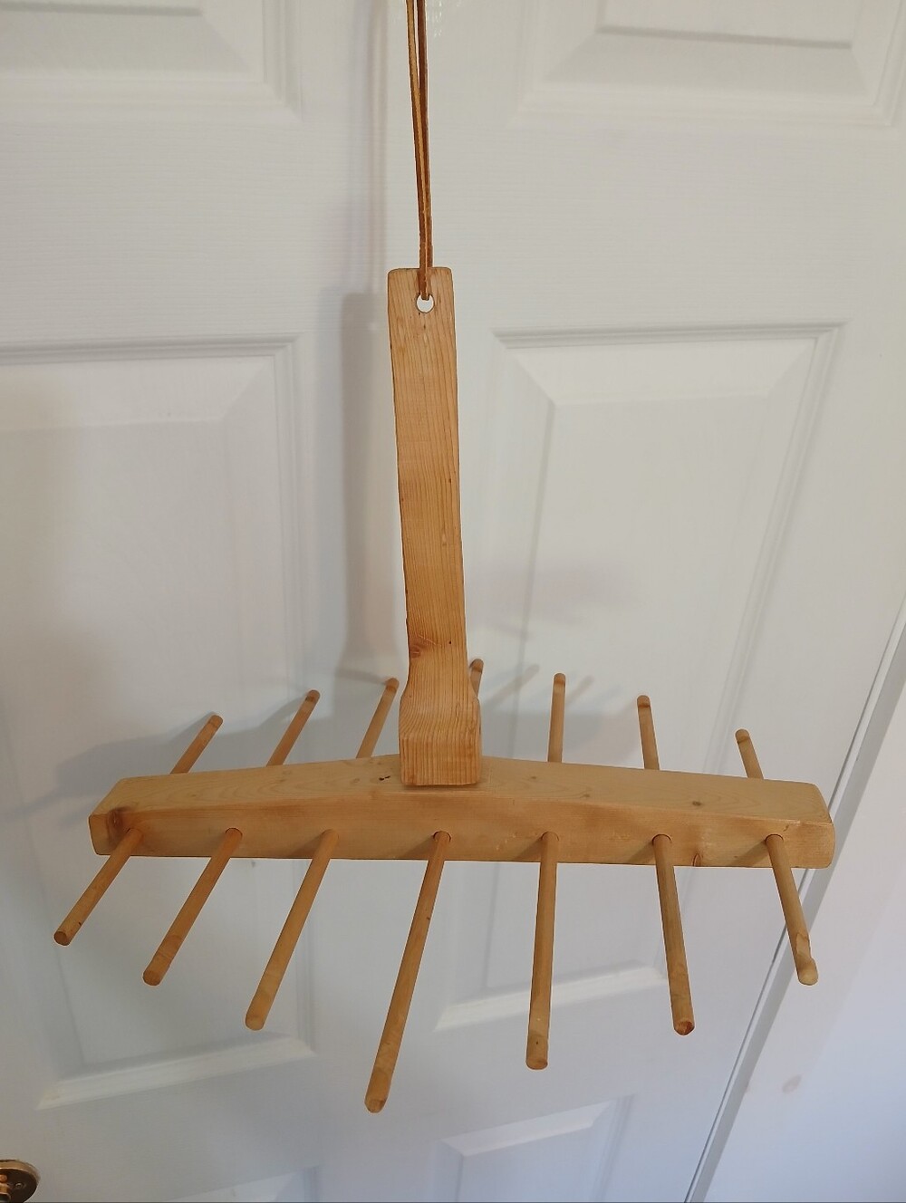 Vintage Wooden Hanging Herb Dryer Rack Farmhouse Homestead Rustic Cottage Cabin